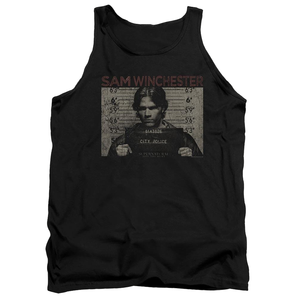 Supernatural Sam Mug Shot - Men's Tank Top Men's Tank Supernatural