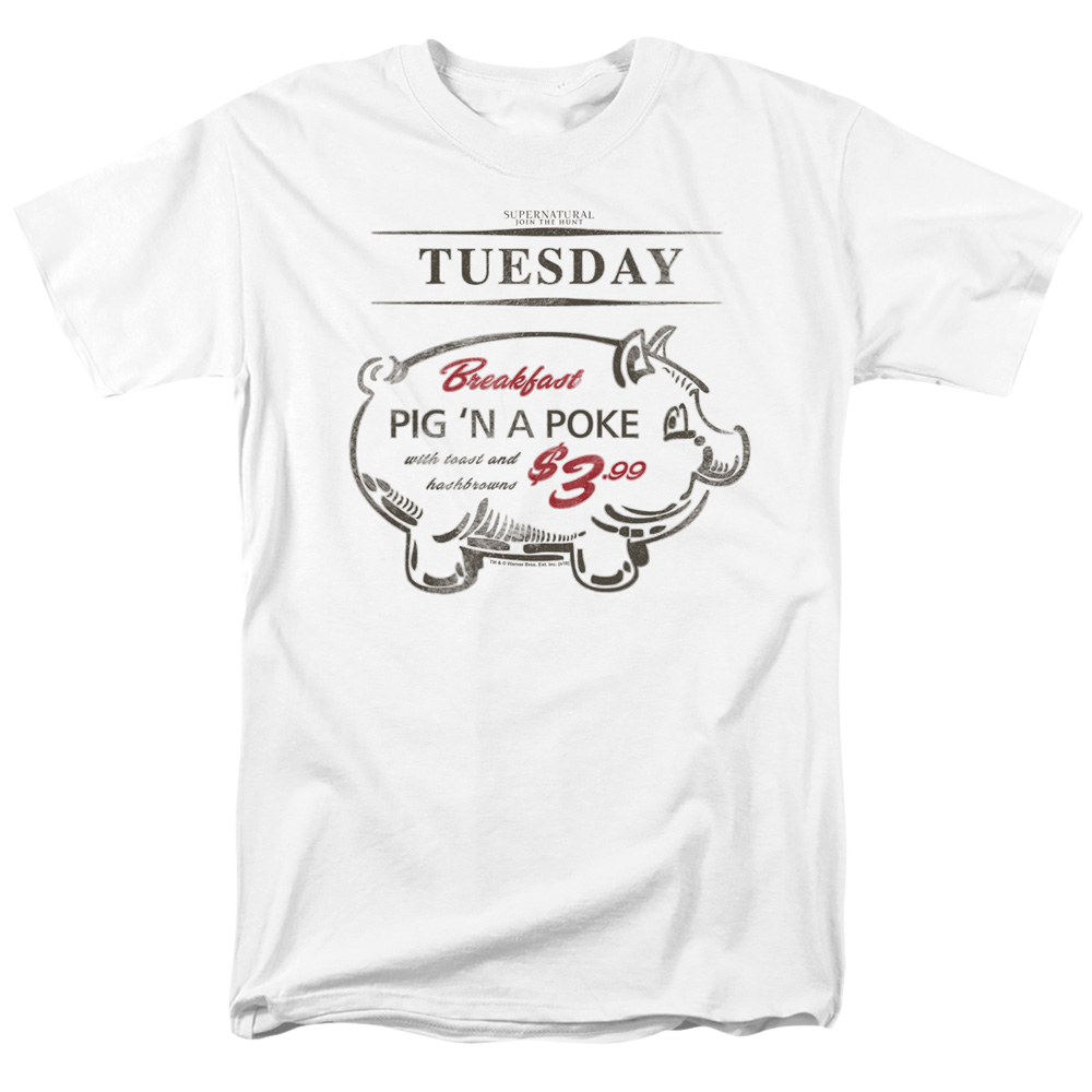Supernatural Pig N Poke - Men's Regular Fit T-Shirt Men's Regular Fit T-Shirt Supernatural