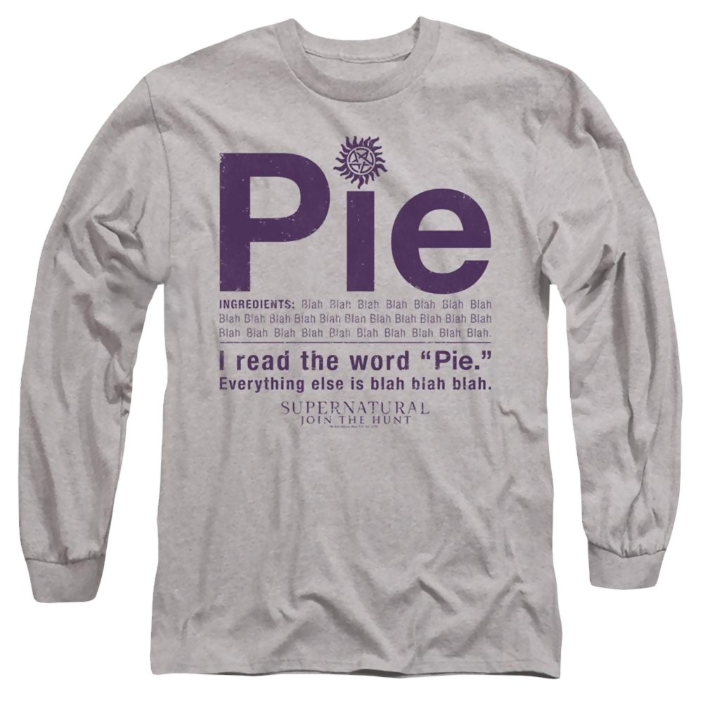 Supernatural Pie - Men's Long Sleeve T-Shirt Men's Long Sleeve T-Shirt Supernatural