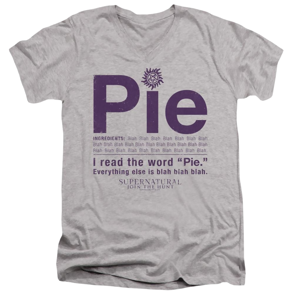 Supernatural Pie - Men's V-Neck T-Shirt Men's V-Neck T-Shirt Supernatural