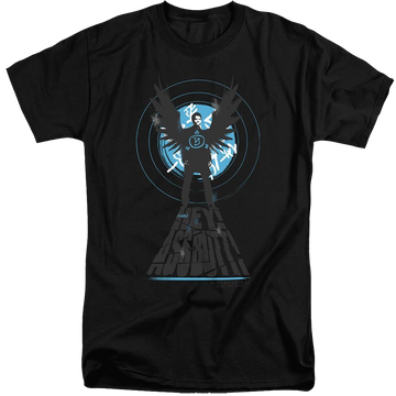 Black men's tall fit t-shirt with Supernatural Hey Ass Butt graphic
