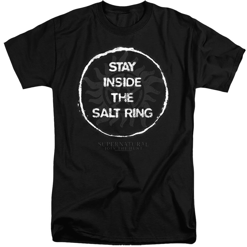 Supernatural Stay Inside The Salt Ring - Men's Tall Fit T-Shirt Men's Tall Fit T-Shirt Supernatural