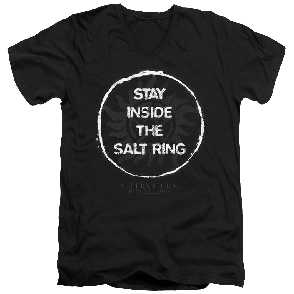 Supernatural Stay Inside The Salt Ring - Men's V-Neck T-Shirt Men's V-Neck T-Shirt Supernatural
