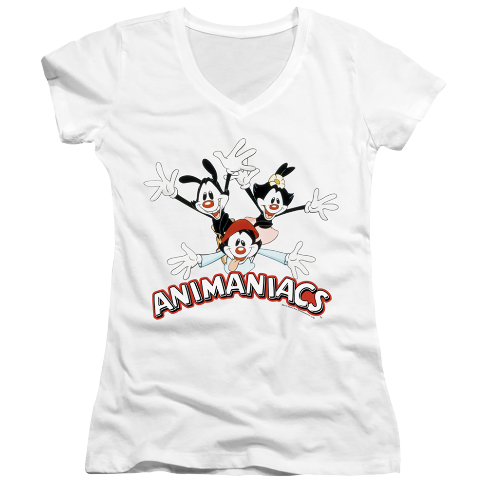 Animaniacs Animaniacs Trio - Juniors V-Neck T-Shirt Juniors V-Neck T-Shirt Animaniacs