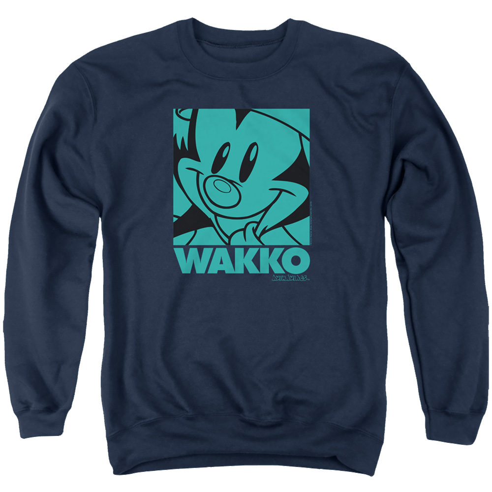 Animaniacs Pop Wakko - Men's Crewneck Sweatshirt Men's Crewneck Sweatshirt Animaniacs