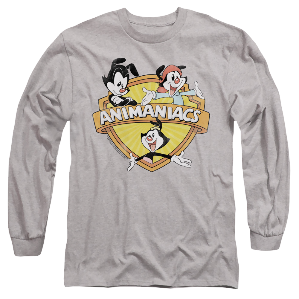 Animaniacs Shielded Animaniacs - Men's Long Sleeve T-Shirt Men's Long Sleeve T-Shirt Animaniacs