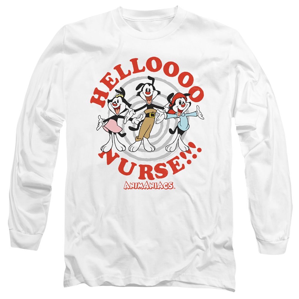 Animaniacs Hello Nurse - Men's Long Sleeve T-Shirt Men's Long Sleeve T-Shirt Animaniacs