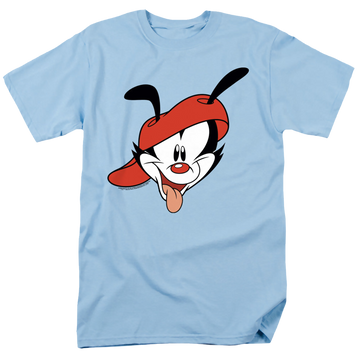 Light blue men's regular fit t-shirt with Animaniacs Wakko Head graphic