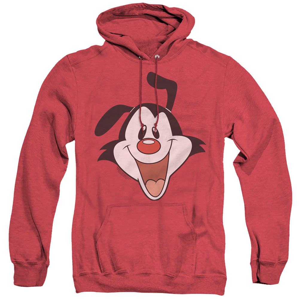 Animaniacs Yakko Head - Heather Pullover Hoodie Heather Pullover Hoodie Animaniacs