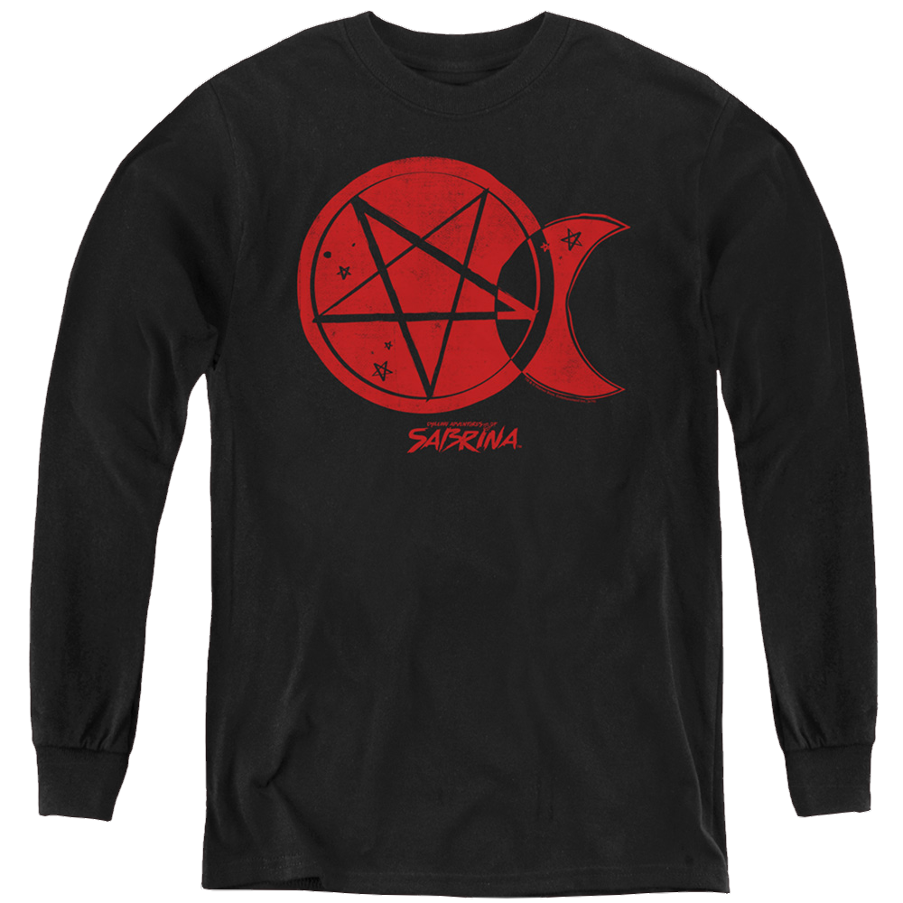 Chilling Adventures Of Sabrina Dark Moon - Youth Long Sleeve T-Shirt Youth Long Sleeve T-Shirt Chilling Adventures of Sabrina
