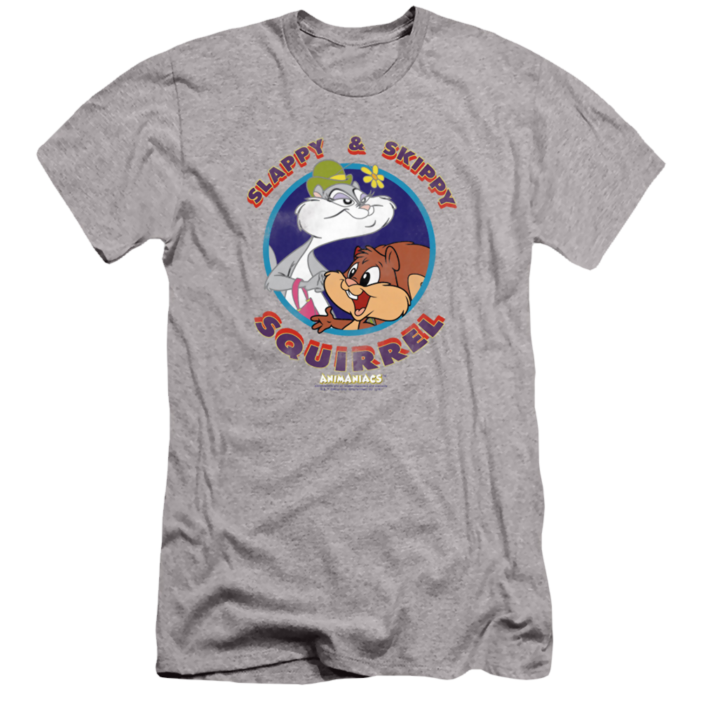Animaniacs Slappy And Skippy Squirrel - Men's Slim Fit T-Shirt Men's Slim Fit T-Shirt Animaniacs