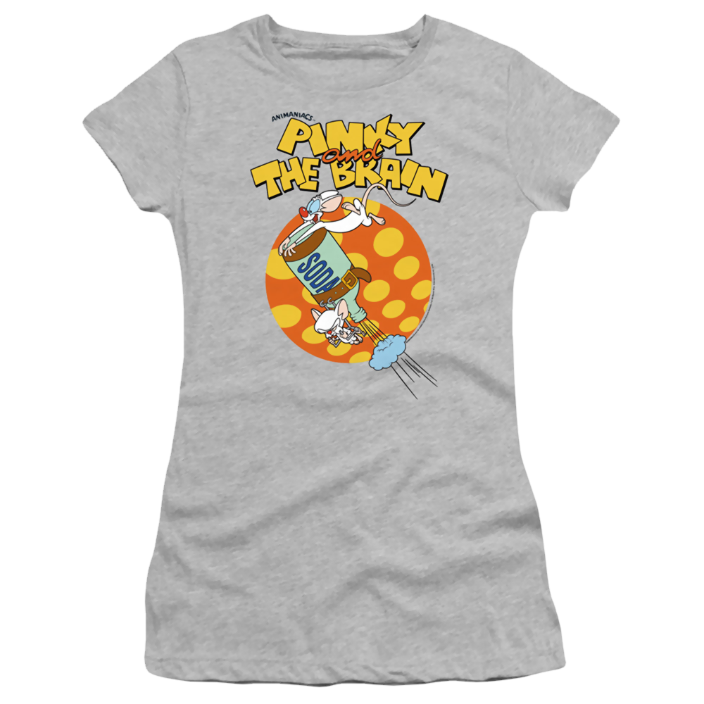 Pinky And The Brain Soda - Juniors T-Shirt Juniors T-Shirt Pinky and The Brain