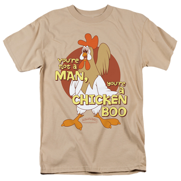Sand men's regular fit t-shirt with Animaniacs Chicken Boo graphic
