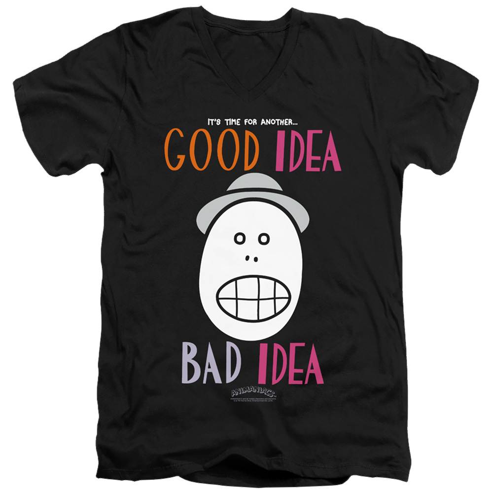 Animaniacs Good Idea Bad Idea - Men's V-Neck T-Shirt Men's V-Neck T-Shirt Animaniacs