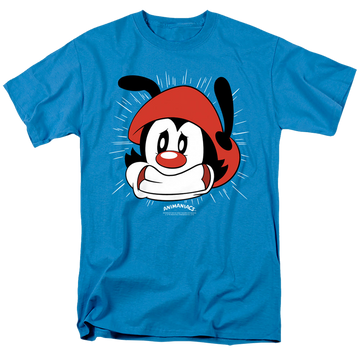 Turquoise men's regular fit t-shirt with Animaniacs Gotta Go graphic