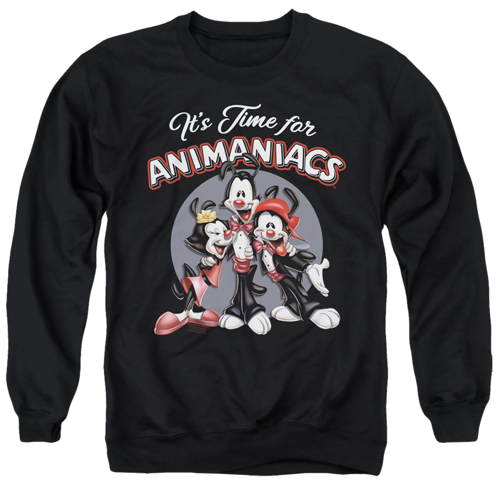 Animaniacs Its Time For - Men's Crewneck Sweatshirt Men's Crewneck Sweatshirt Animaniacs