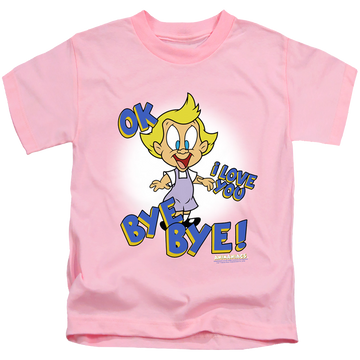 Pink kid's t-shirt for ages 4 to 7 with Animaniacs Mindy graphic