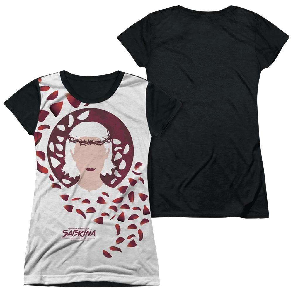 Chilling Adventures Of Sabrina Crown Of Thorns - Juniors Black Back T-Shirt Juniors Black Back T-Shirt Chilling Adventures of Sabrina