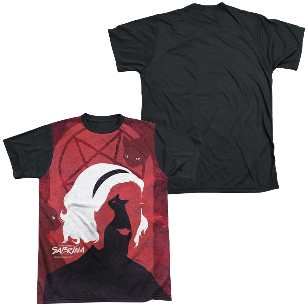 Chilling Adventures Of Sabrina Cats - Men's Black Back T-Shirt Men's Black Back T-Shirt Chilling Adventures of Sabrina