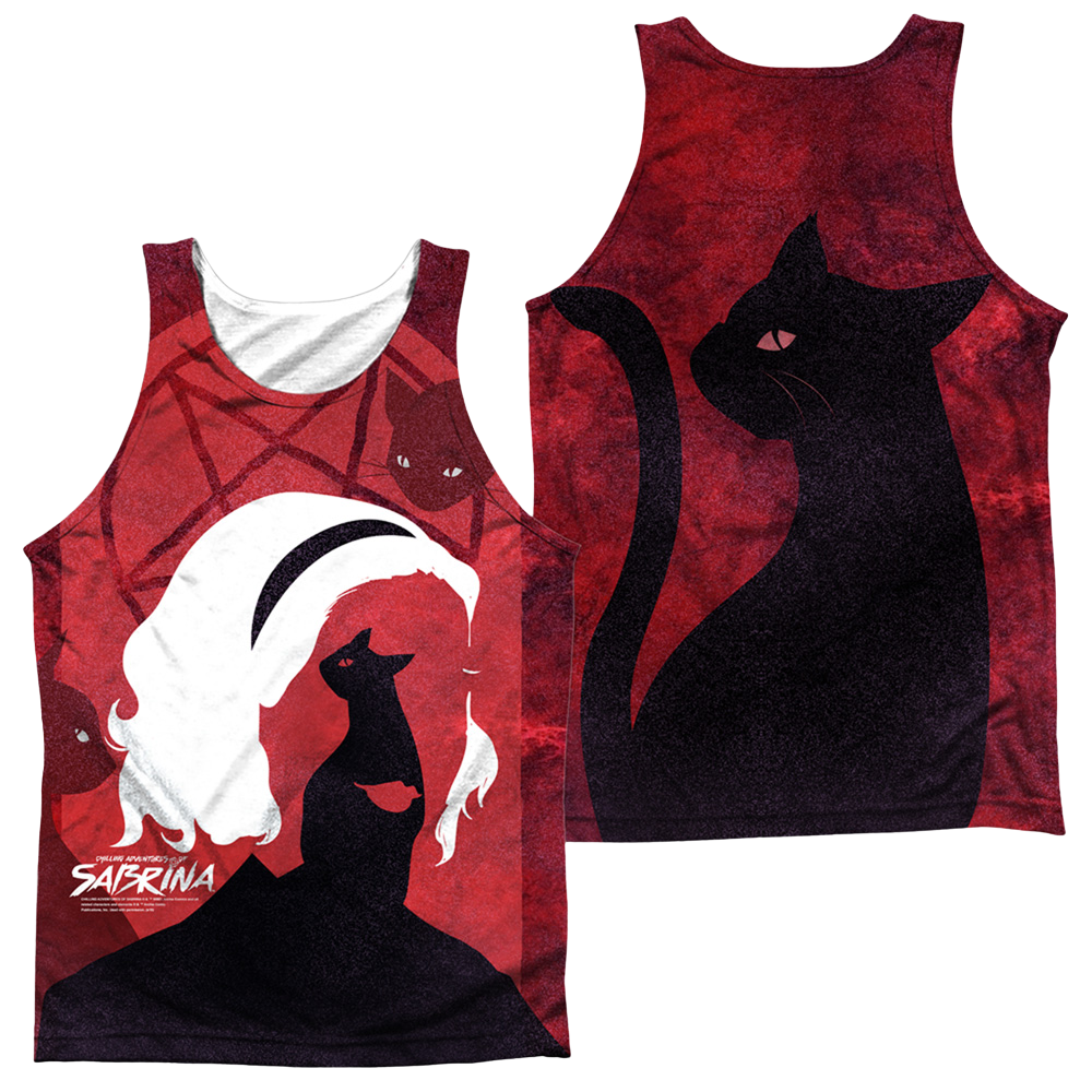 Chilling Adventures Of Sabrina Cats (Front/Back Print) - Men's All Over Print Tank Top Men's All Over Print Tank Chilling Adventures of Sabrina