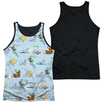 Pinky and The Brain Experiments men's black back tank
