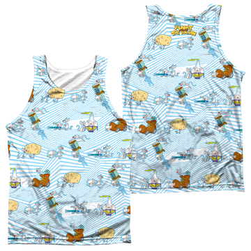 Pinky and The Brain Experiments men's all-over print tank