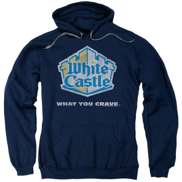 White Castle Distressed Logo - Pullover Hoodie Pullover Hoodie White Castle
