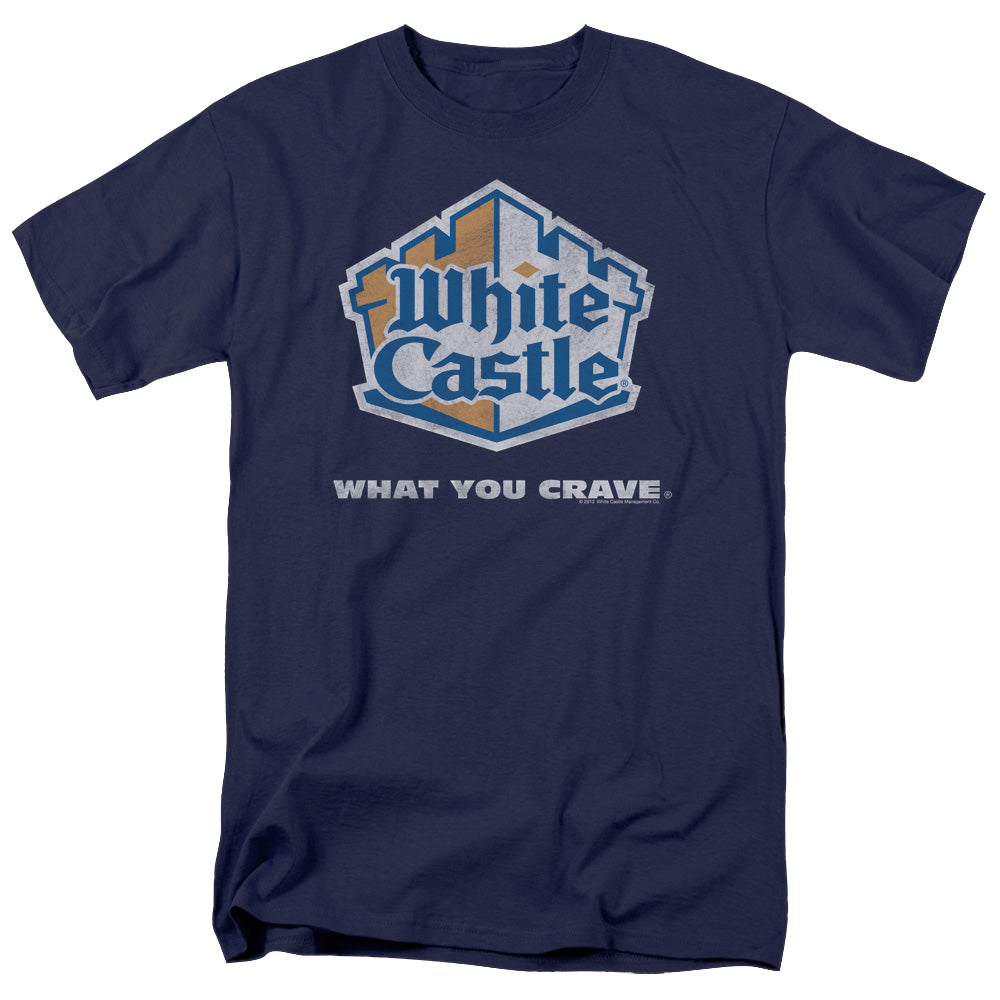 White Castle Distressed Logo - Men's Regular Fit T-Shirt Men's Regular Fit T-Shirt White Castle