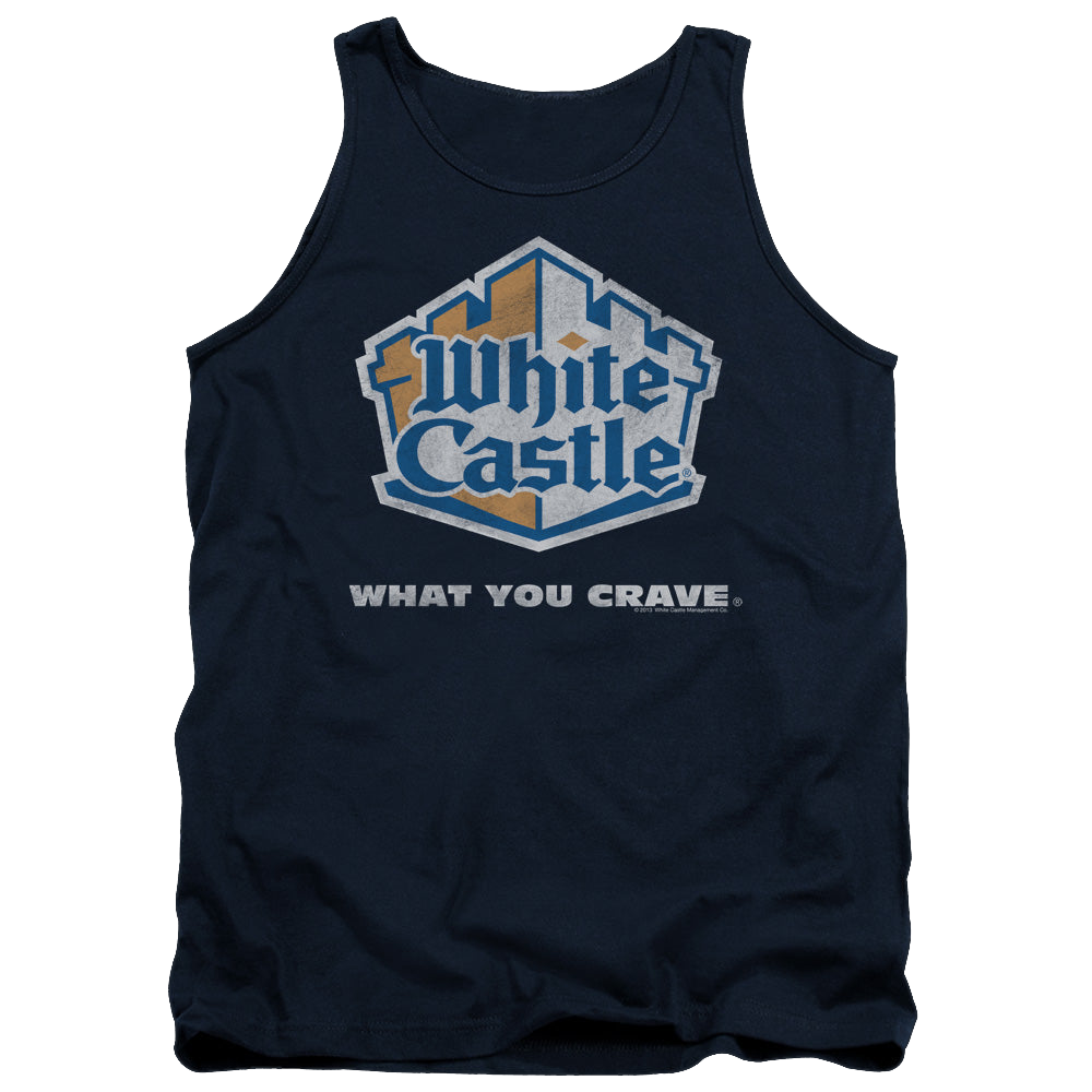 White Castle Distressed Logo - Men's Tank Top Men's Tank White Castle