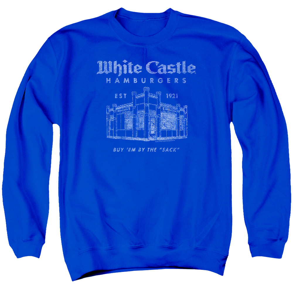 White Castle By The Sack - Men's Crewneck Sweatshirt Men's Crewneck Sweatshirt White Castle