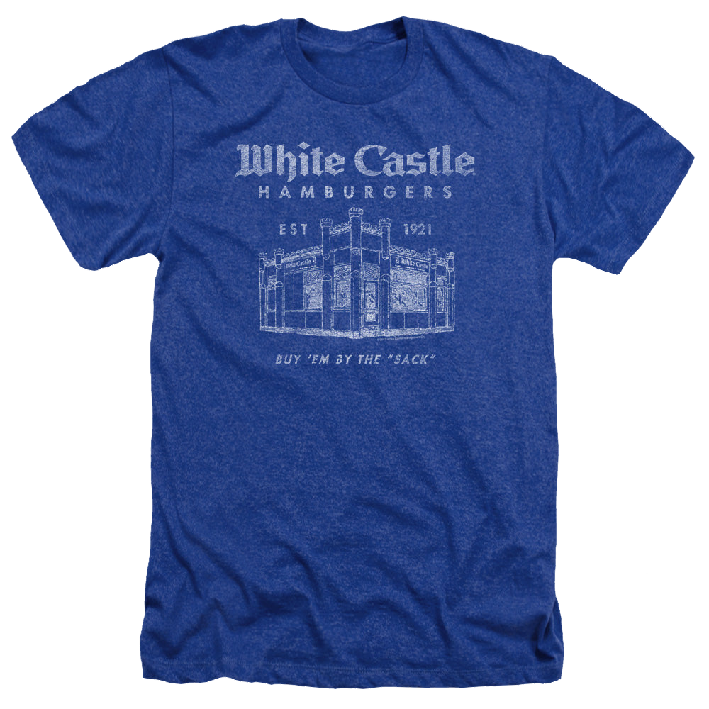 White Castle By The Sack - Men's Heather T-Shirt Men's Heather T-Shirt White Castle