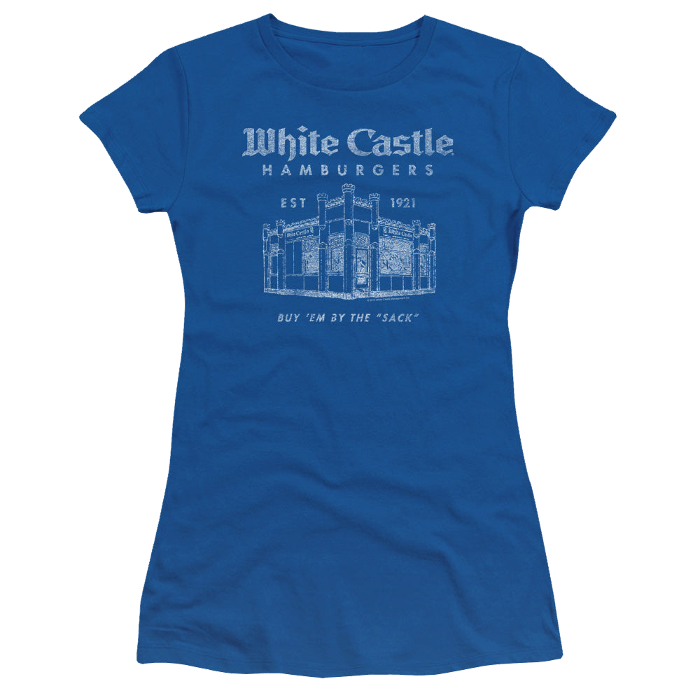 White Castle By The Sack - Juniors T-Shirt Juniors T-Shirt White Castle