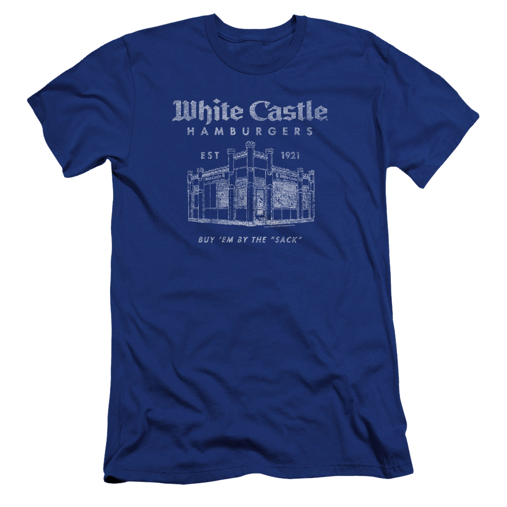 White Castle By The Sack - Men's Premium Slim Fit T-Shirt Men's Premium Slim Fit T-Shirt White Castle