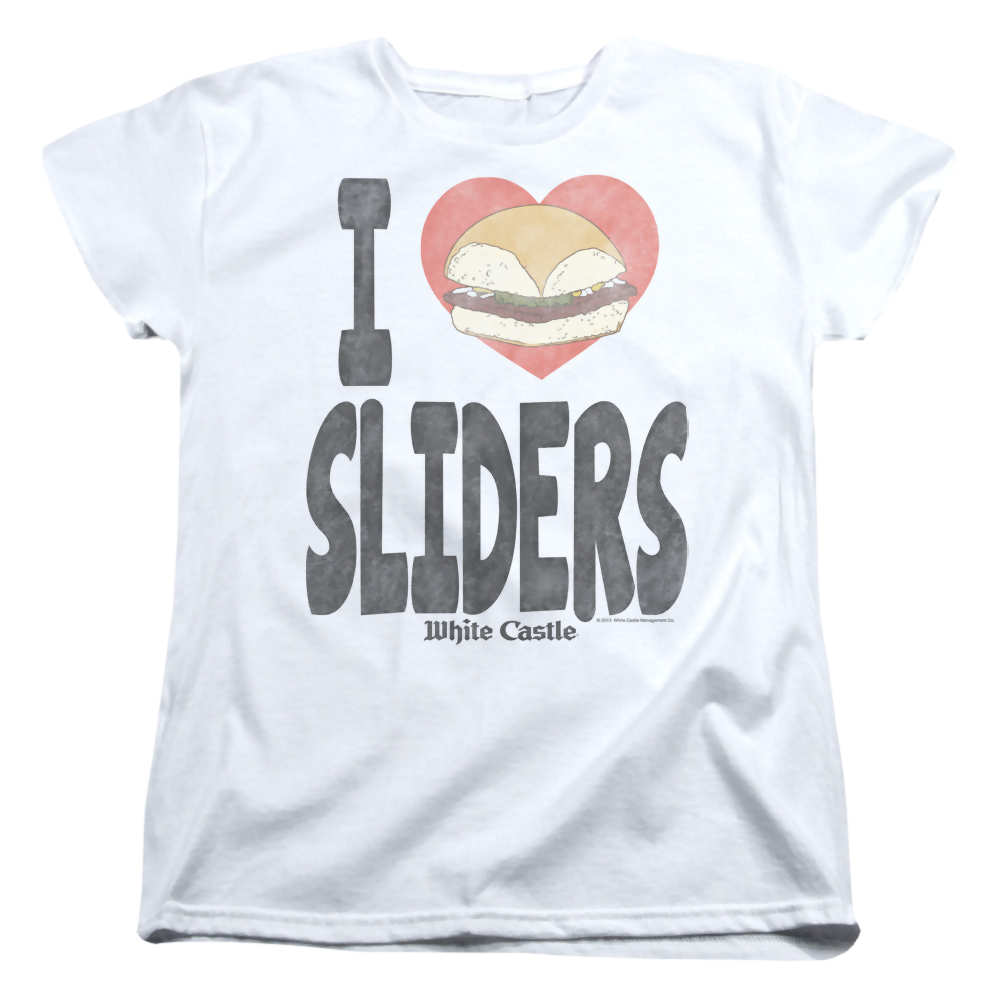 White Castle I Heart Sliders - Women's T-Shirt Women's T-Shirt White Castle