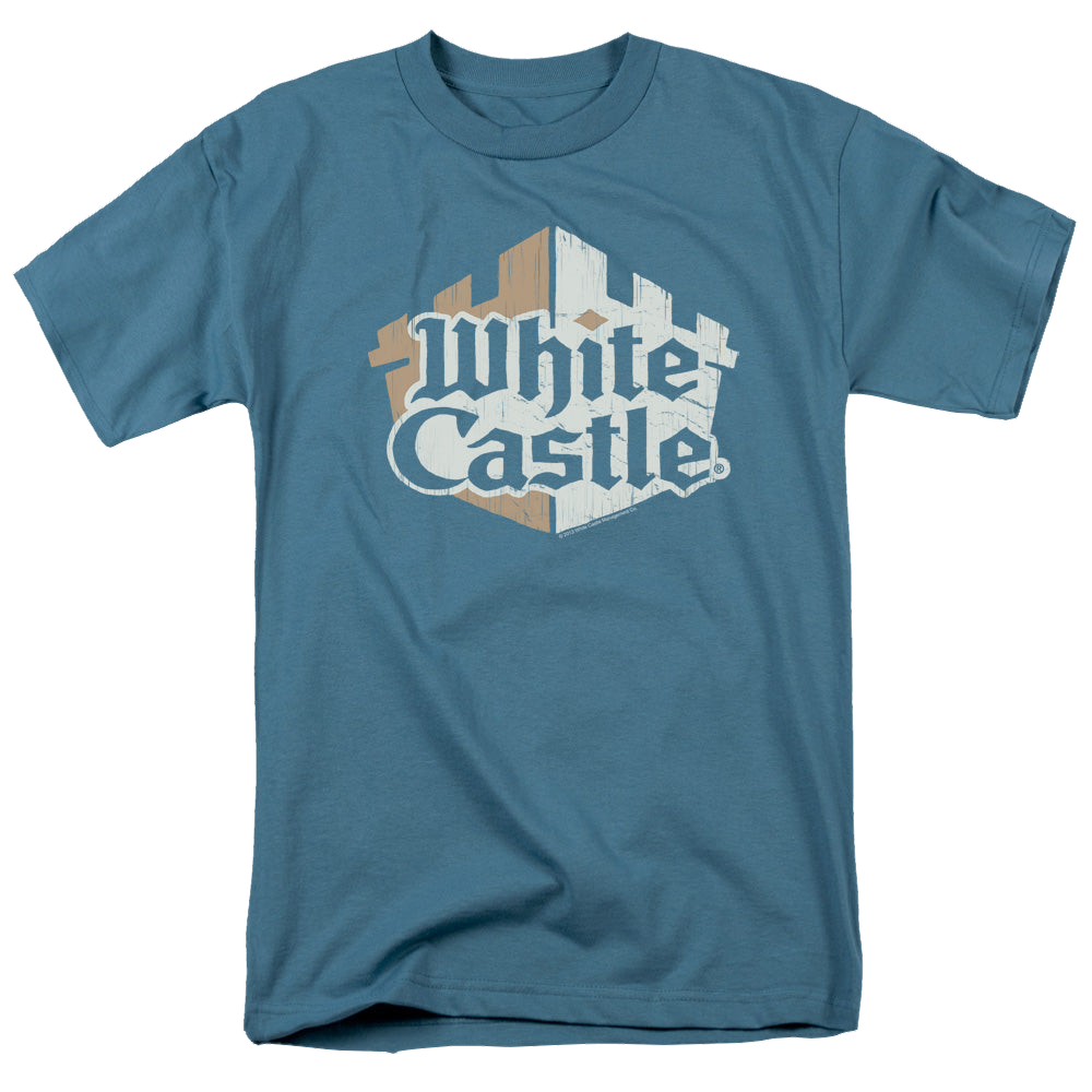 White Castle Torn Logo - Men's Regular Fit T-Shirt Men's Regular Fit T-Shirt White Castle