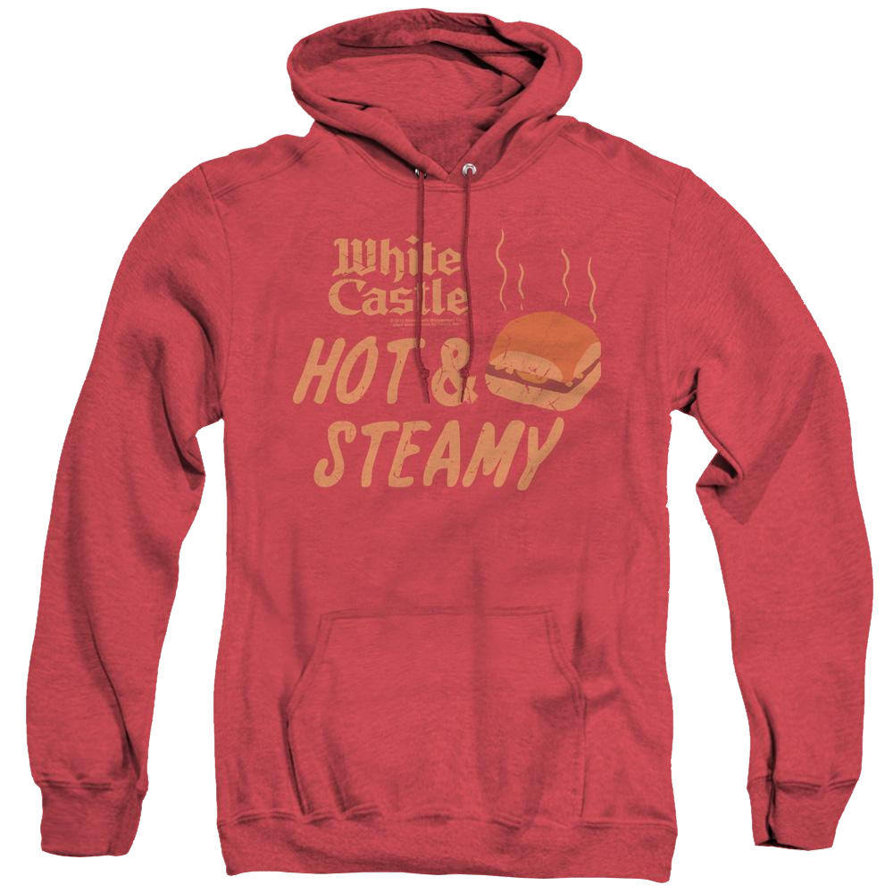 White Castle Hot & Steamy - Heather Pullover Hoodie Heather Pullover Hoodie White Castle
