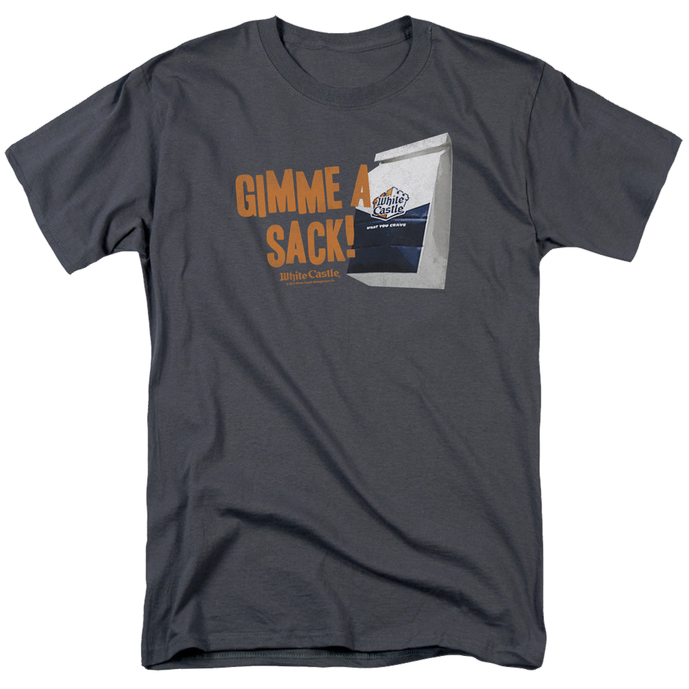 White Castle Gimmie A Sack - Men's Regular Fit T-Shirt Men's Regular Fit T-Shirt White Castle