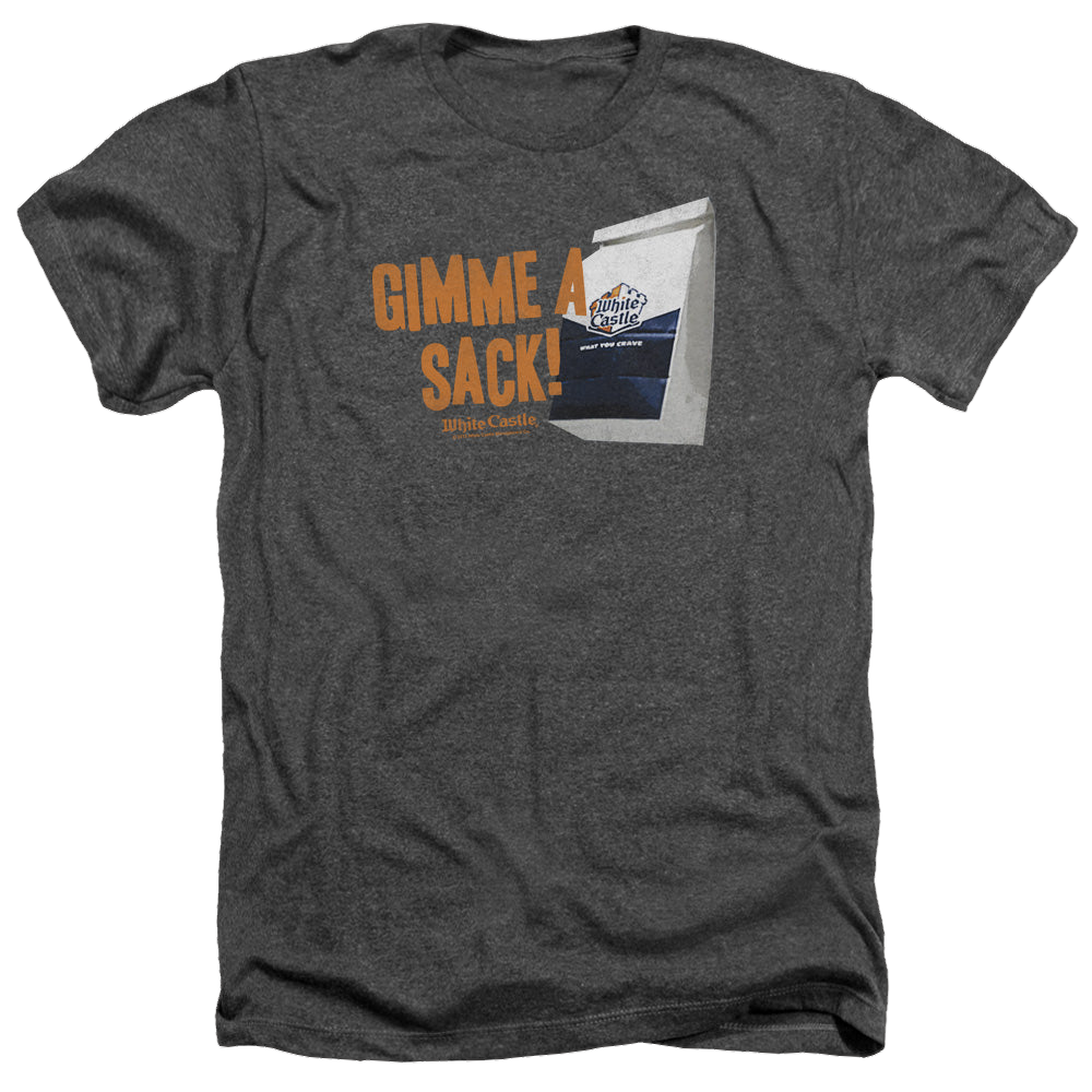 White Castle Gimmie A Sack - Men's Heather T-Shirt Men's Heather T-Shirt White Castle
