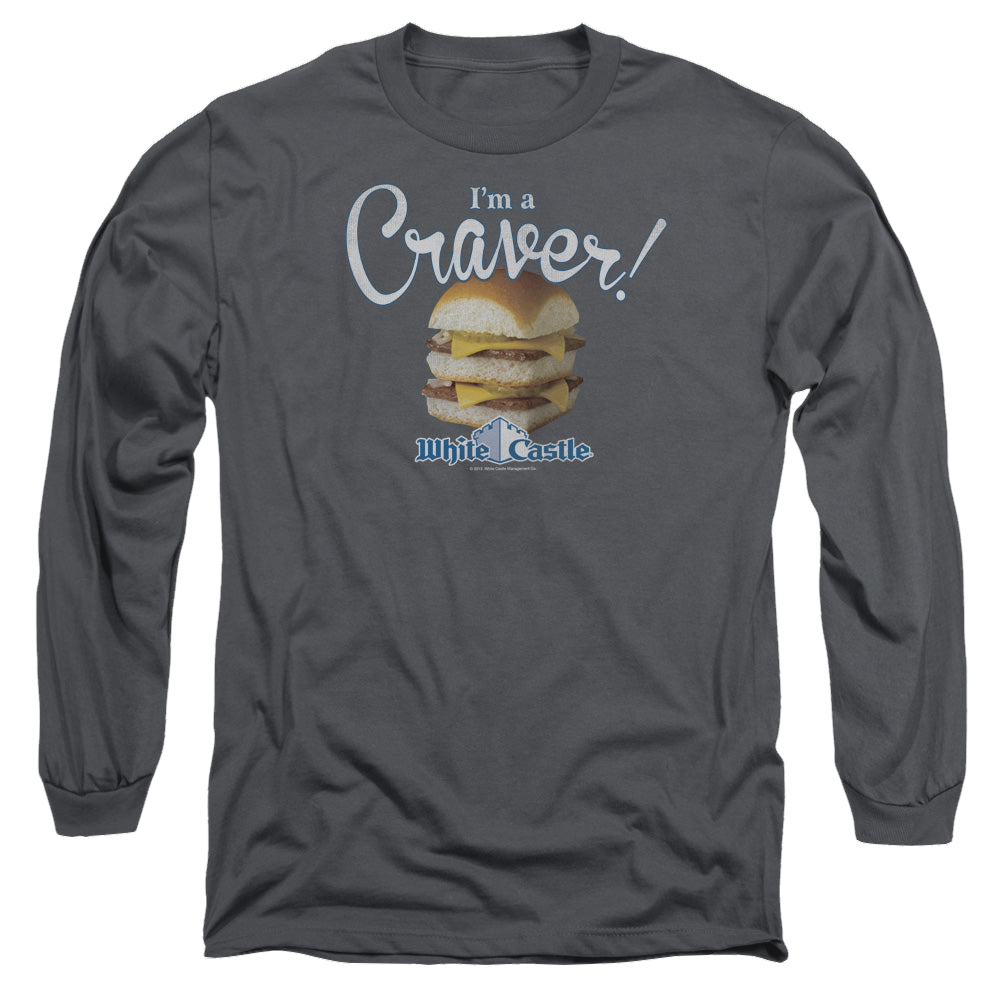 White Castle Craver - Men's Long Sleeve T-Shirt Men's Long Sleeve T-Shirt White Castle