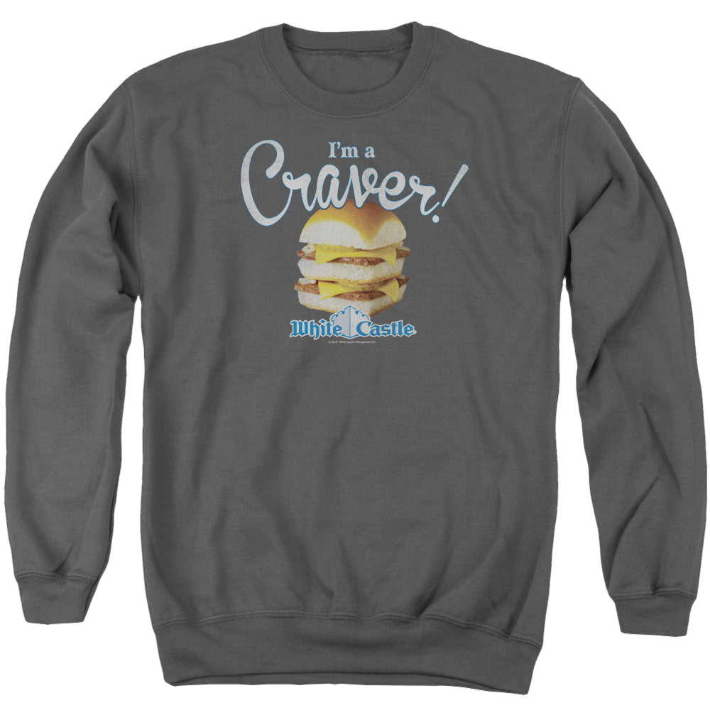 White Castle Craver - Men's Crewneck Sweatshirt Men's Crewneck Sweatshirt White Castle