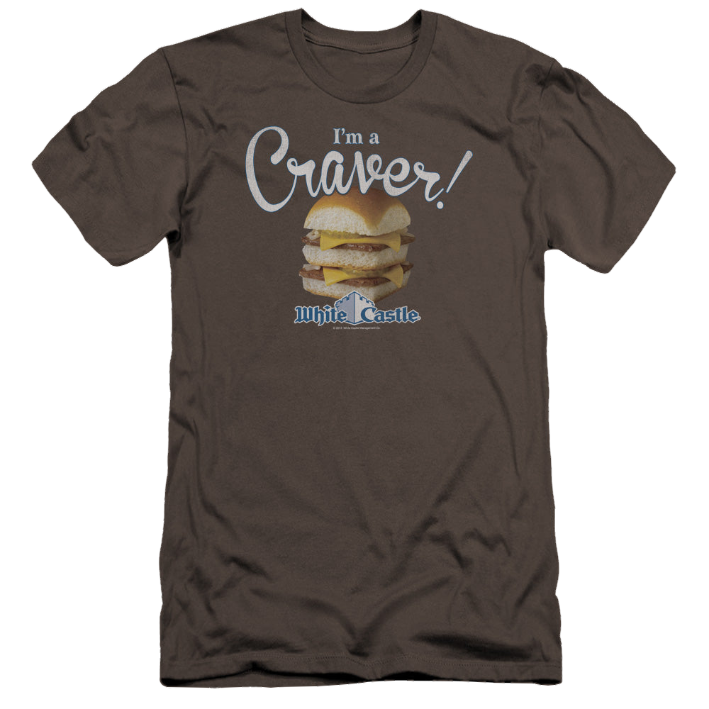 White Castle Craver - Men's Premium Slim Fit T-Shirt Men's Premium Slim Fit T-Shirt White Castle