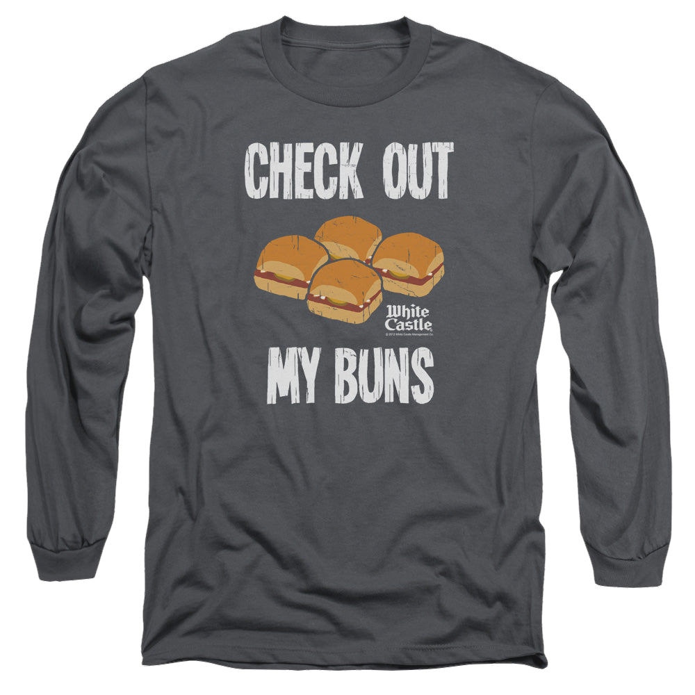 White Castle My Buns - Men's Long Sleeve T-Shirt Men's Long Sleeve T-Shirt White Castle