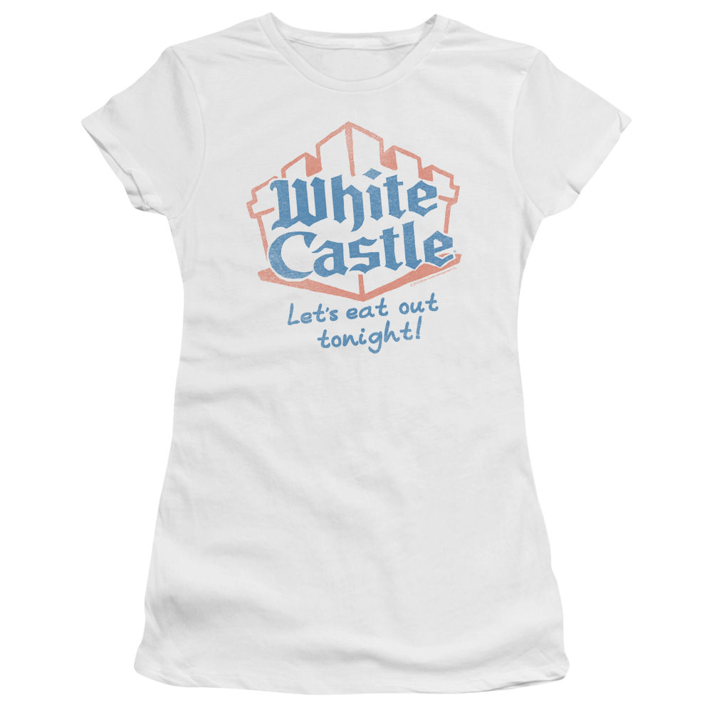 White Castle Lets Eat - Juniors T-Shirt Juniors T-Shirt White Castle