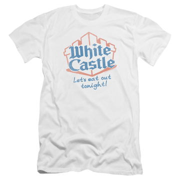 White Castle Lets Eat - Men's Premium Slim Fit T-Shirt Men's Premium Slim Fit T-Shirt White Castle
