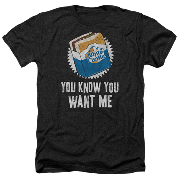 White Castle Want Me - Men's Heather T-Shirt Men's Heather T-Shirt White Castle