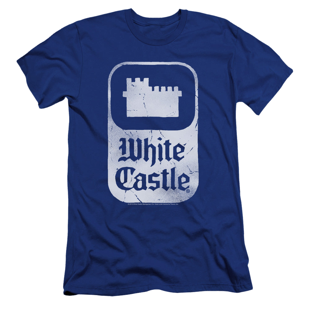 White Castle Classic Logo - Men's Premium Slim Fit T-Shirt Men's Premium Slim Fit T-Shirt White Castle