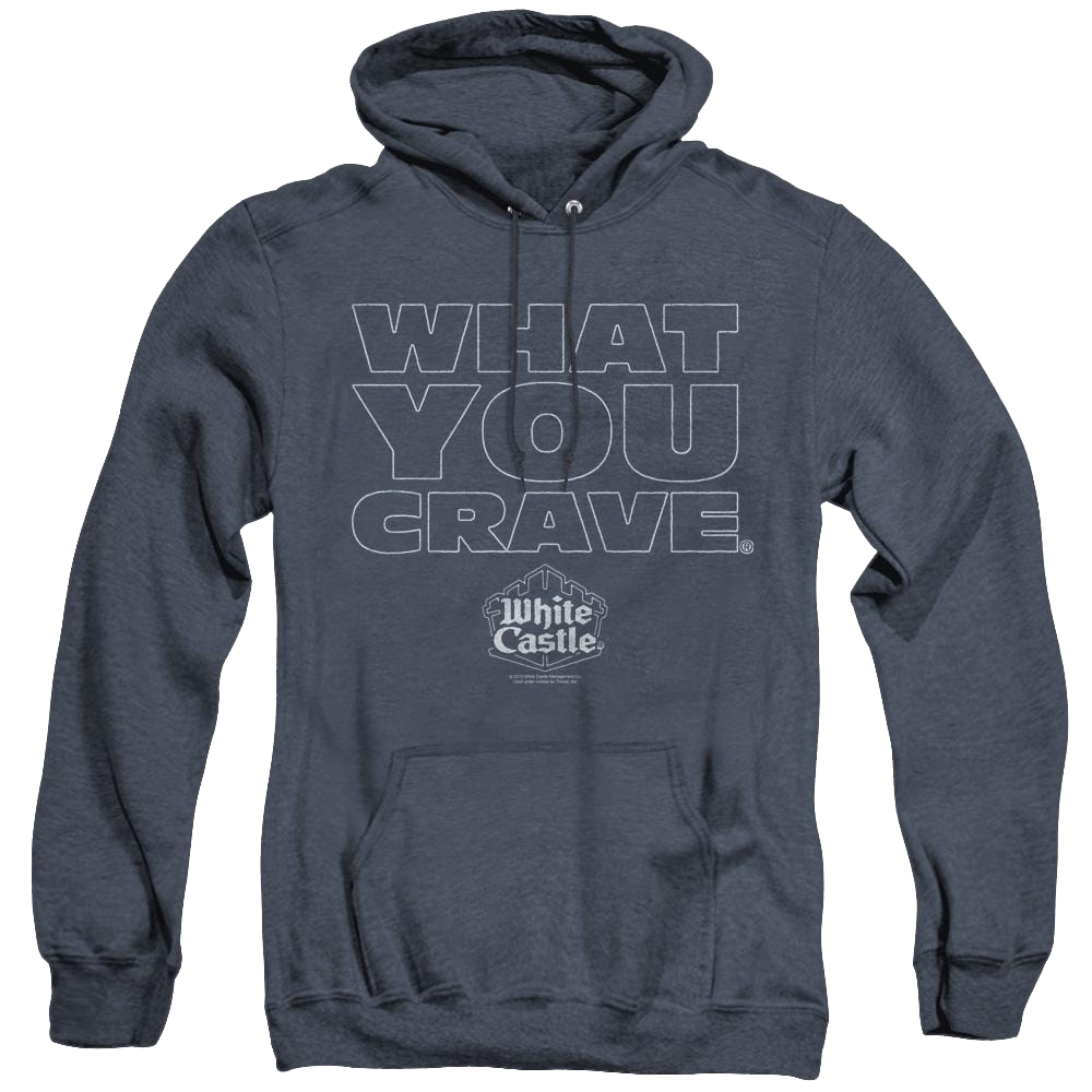 White Castle Craving - Heather Pullover Hoodie Heather Pullover Hoodie White Castle
