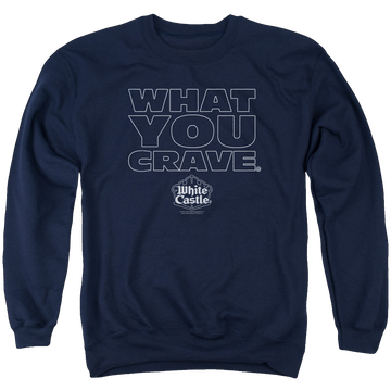 White Castle Craving - Men's Crewneck Sweatshirt Men's Crewneck Sweatshirt White Castle