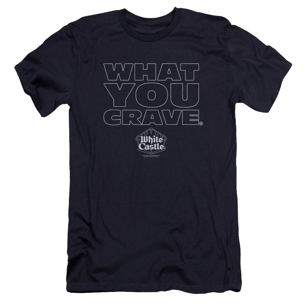 White Castle Craving - Men's Premium Slim Fit T-Shirt Men's Premium Slim Fit T-Shirt White Castle