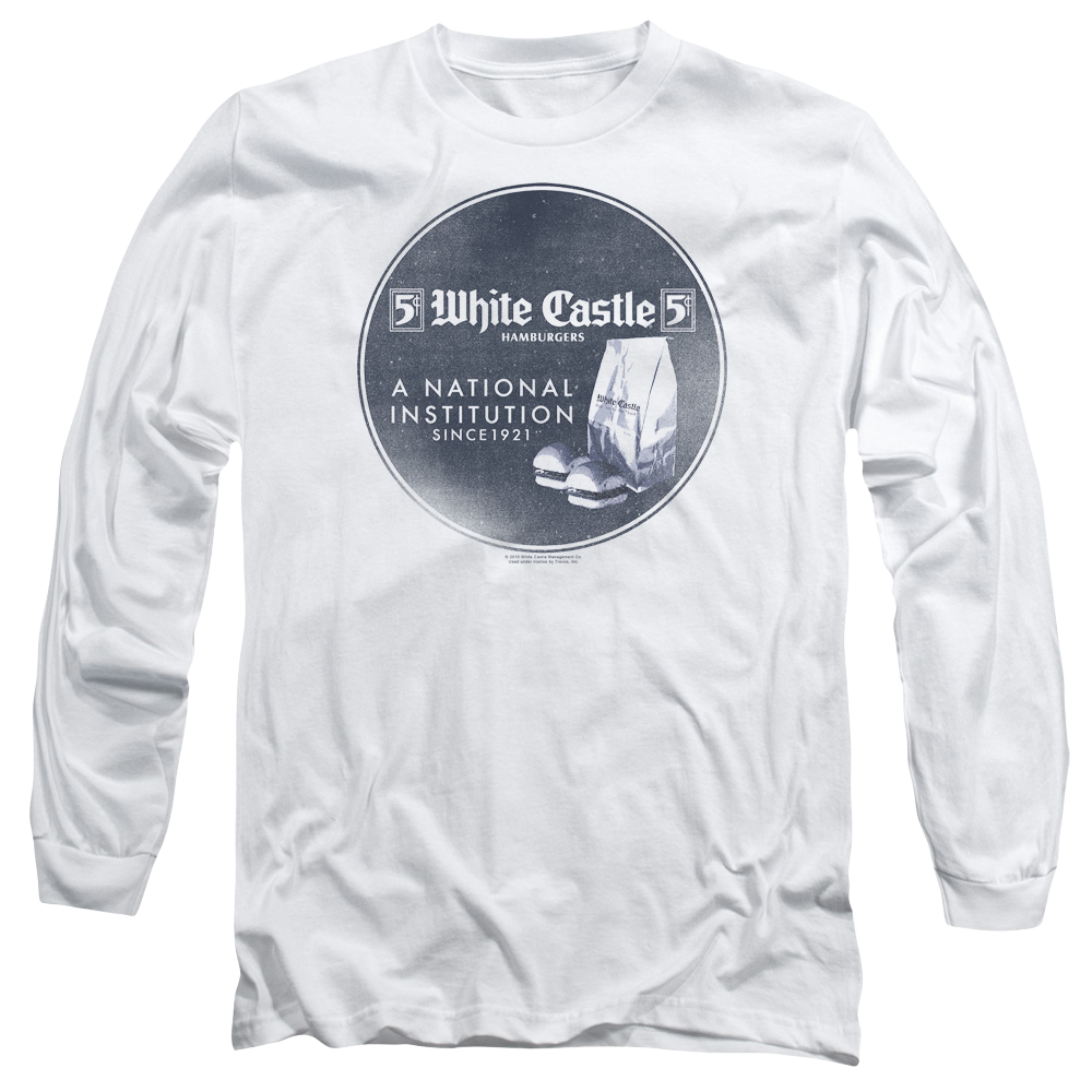 White Castle National Institution - Men's Long Sleeve T-Shirt Men's Long Sleeve T-Shirt White Castle